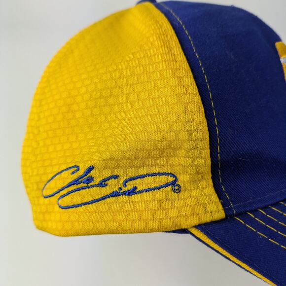 Mens NAPA Racing Baseball Hat Cap Chase Elliot #9 Adjustable Blue Yellow Nascar - Picture 9 of 13